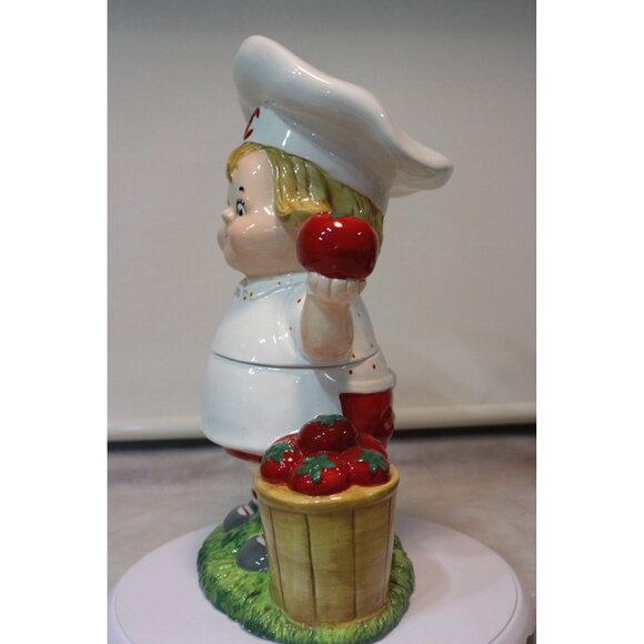Cookie Jar - Campbell's Soup Girl w/Tomato, 2004 - Picture 2 of 5
